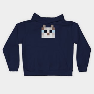 Minecraft Ragdoll Cat Simple Kids Hoodie